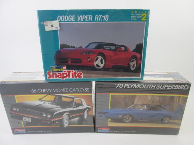 3 Monogram & Revell Model Kits