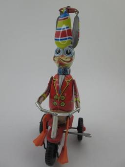 Vintage Made in Western Germany Wind Up Duck