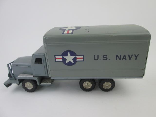 Vintage Tin US Navy Truck