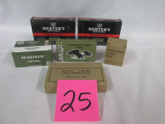 155rds Assorted Ammunition