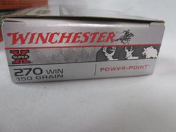 100rds Winchester & Remington 270 Win.
