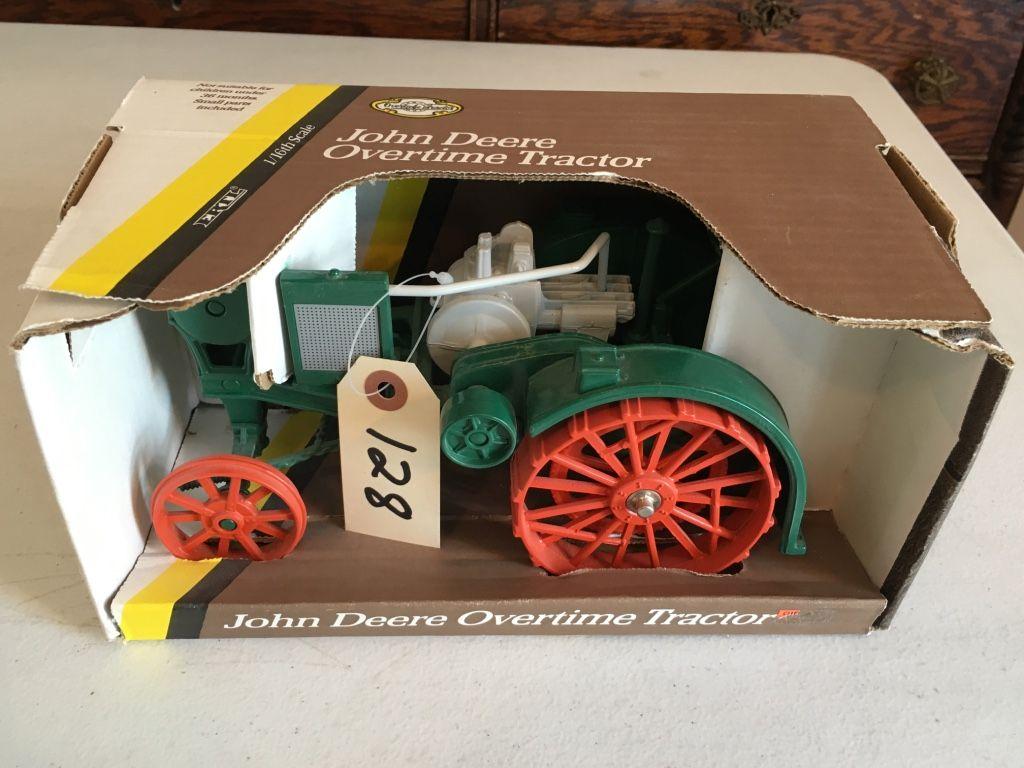 ERTYL 1/16 JD OVERTIME TRACTOR NIB