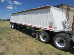 2010 Neville 34’ Grain Trailer, 2 Ag Hoppers, Roll Tarp, Always Shedded, Ex