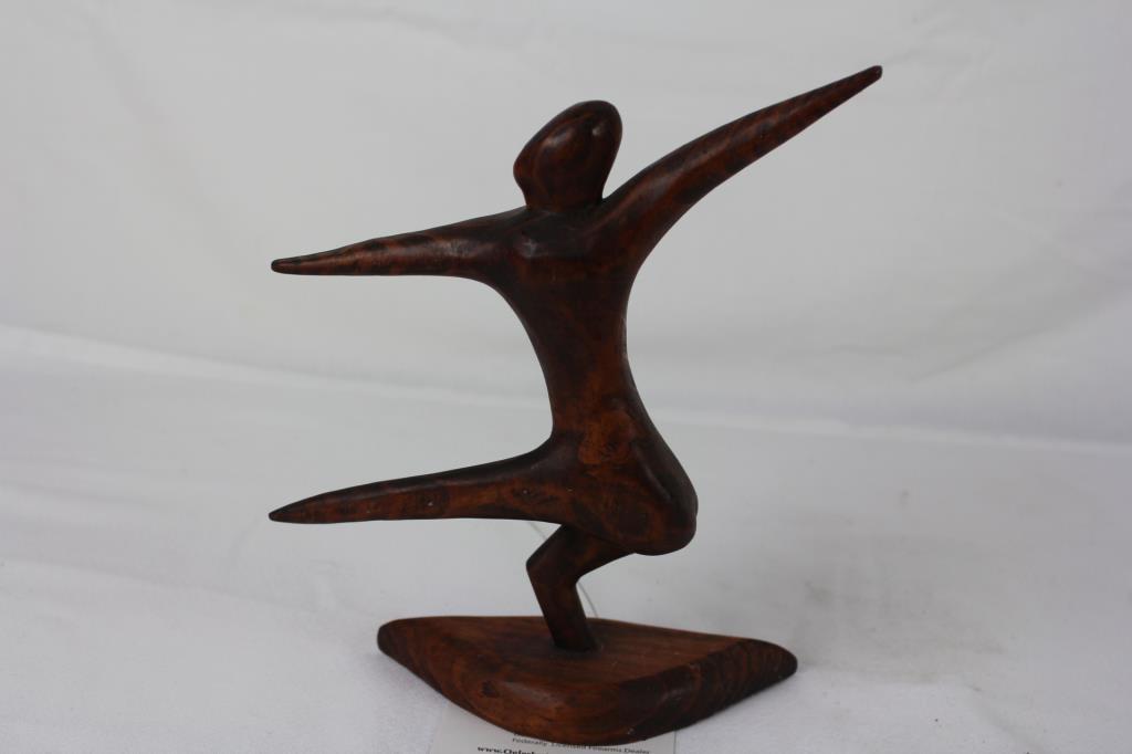 Professor Duink's Dancer, Wooden Carving
