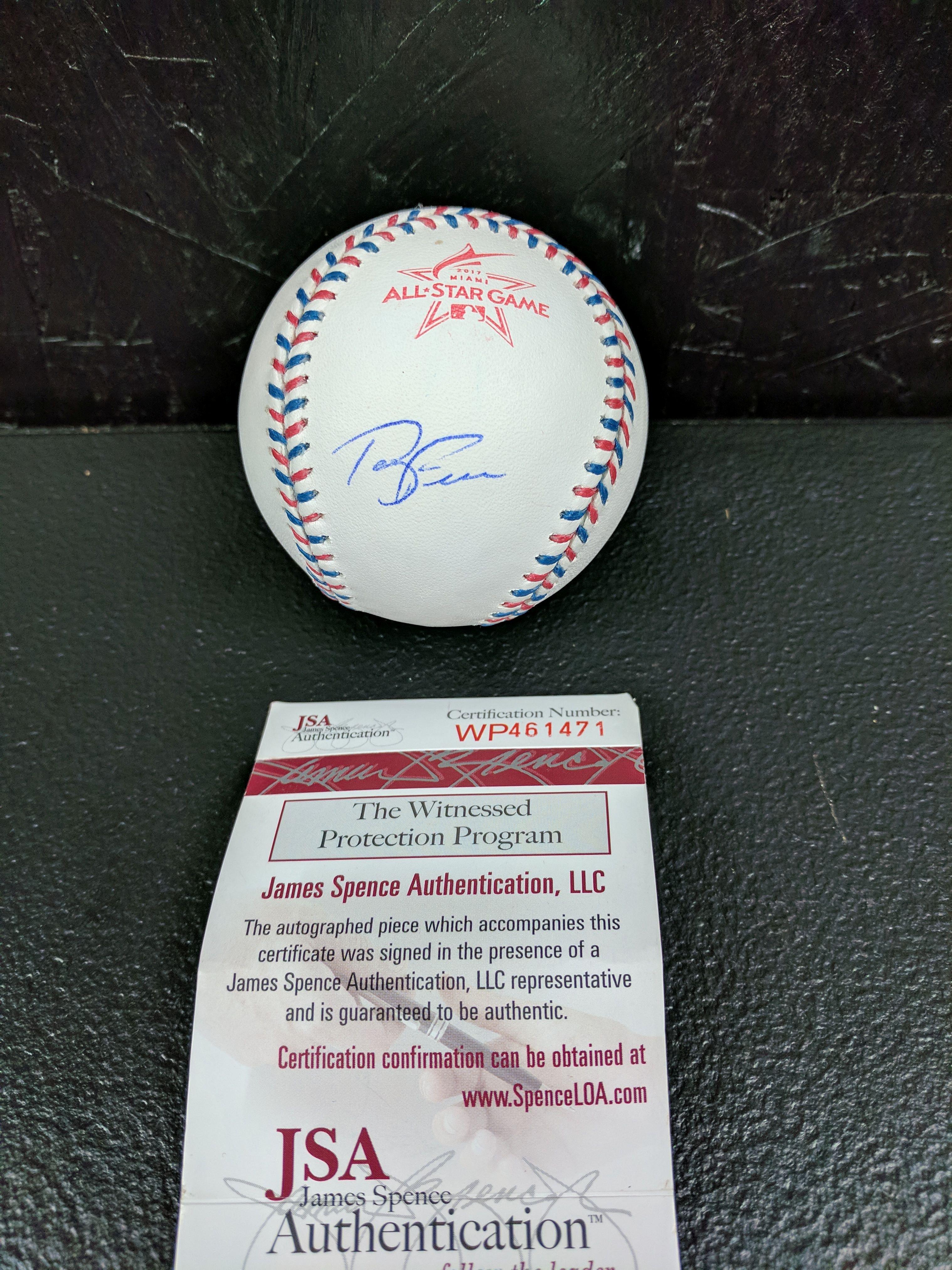 Terry Francona signed 2017 all star ball blue ink under all star logo JSA cert