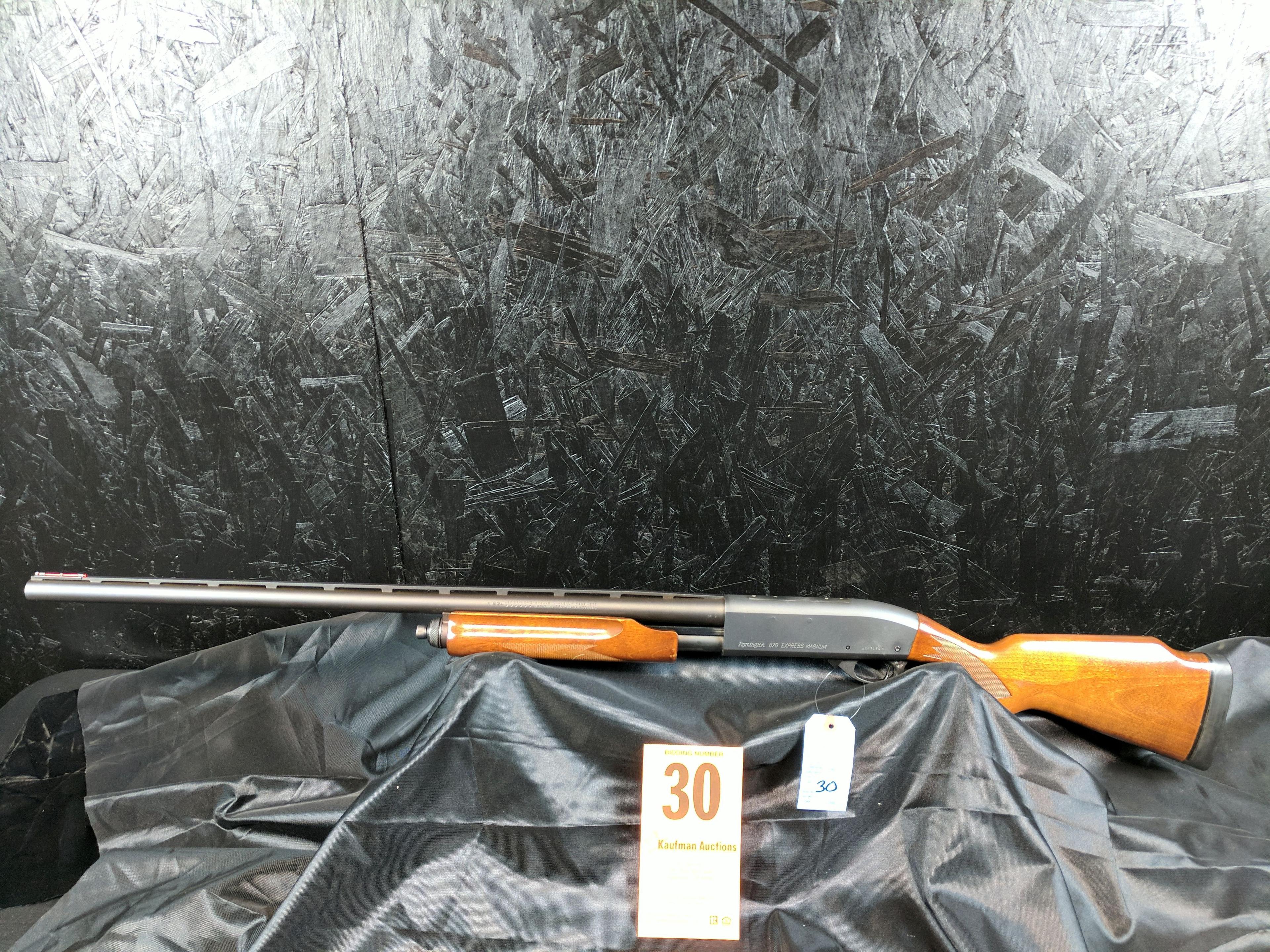 Remington Model 870 Express Magnum - 12 Ga. - Vent Rib - Tru Glo Sights - 4x32 Simmons Scope