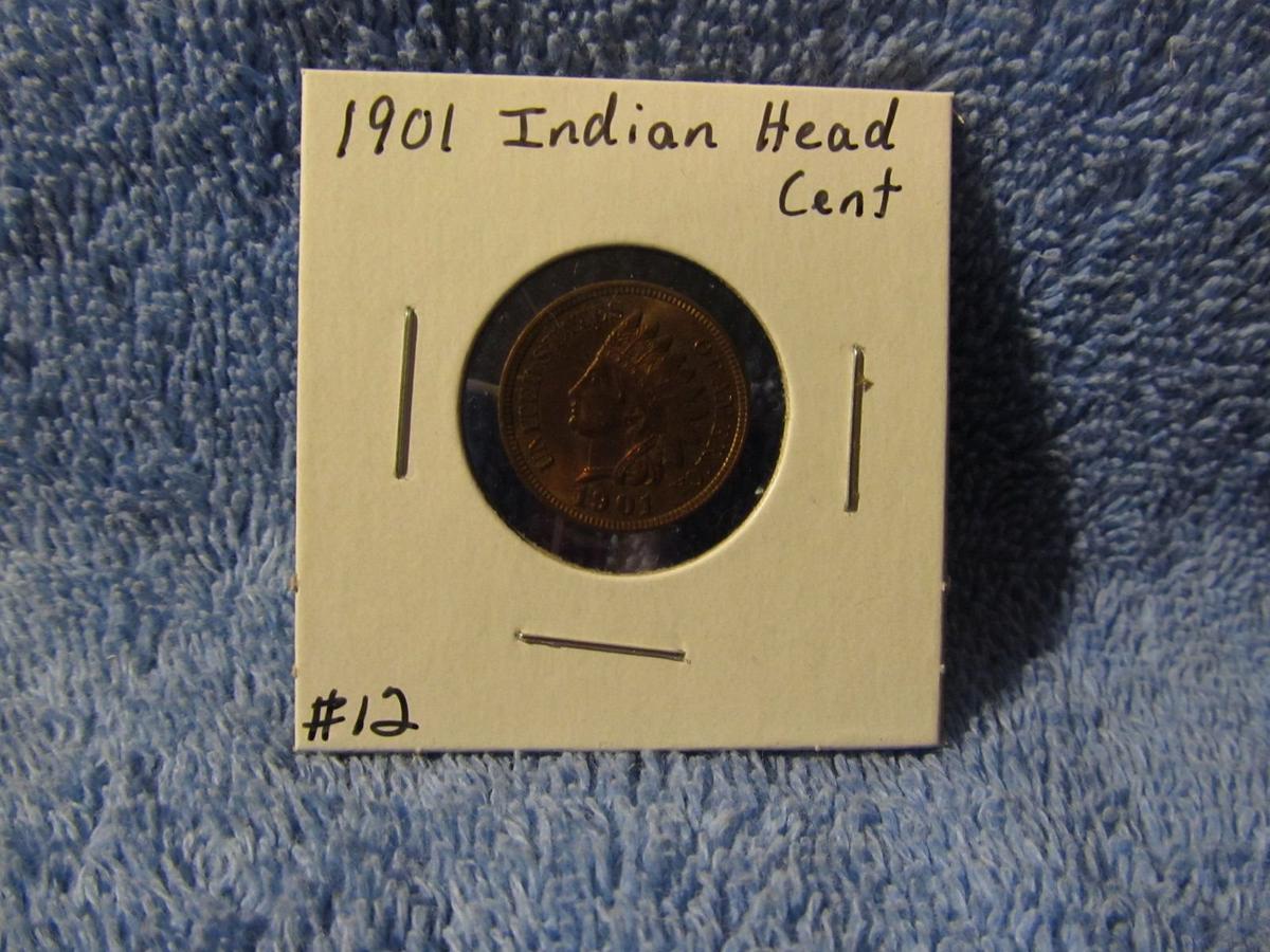 1901 INDIAN HEAD CENT (NICE COIN) BU