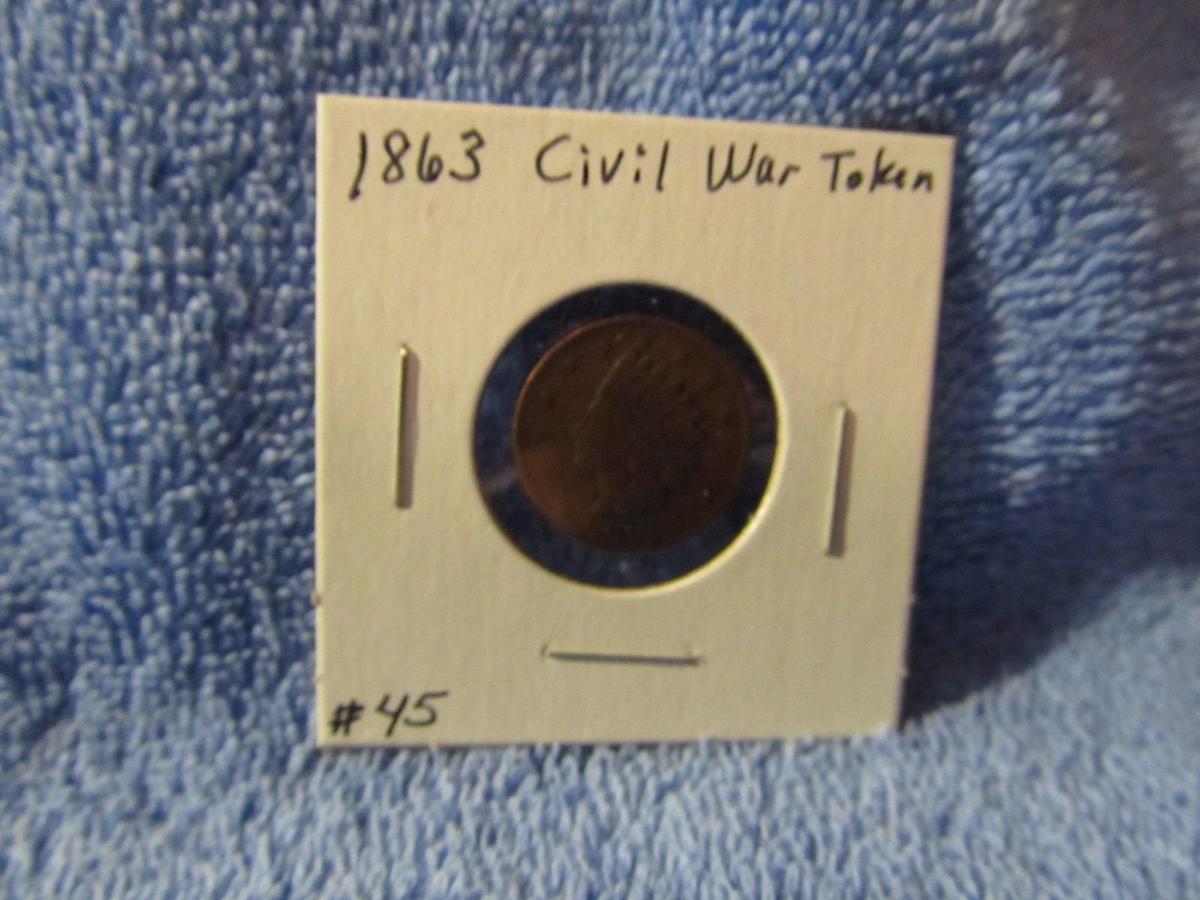 1863 CIVIL WAR TOKEN