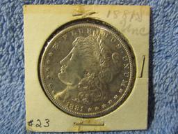 1881S MORGAN DOLLAR BU