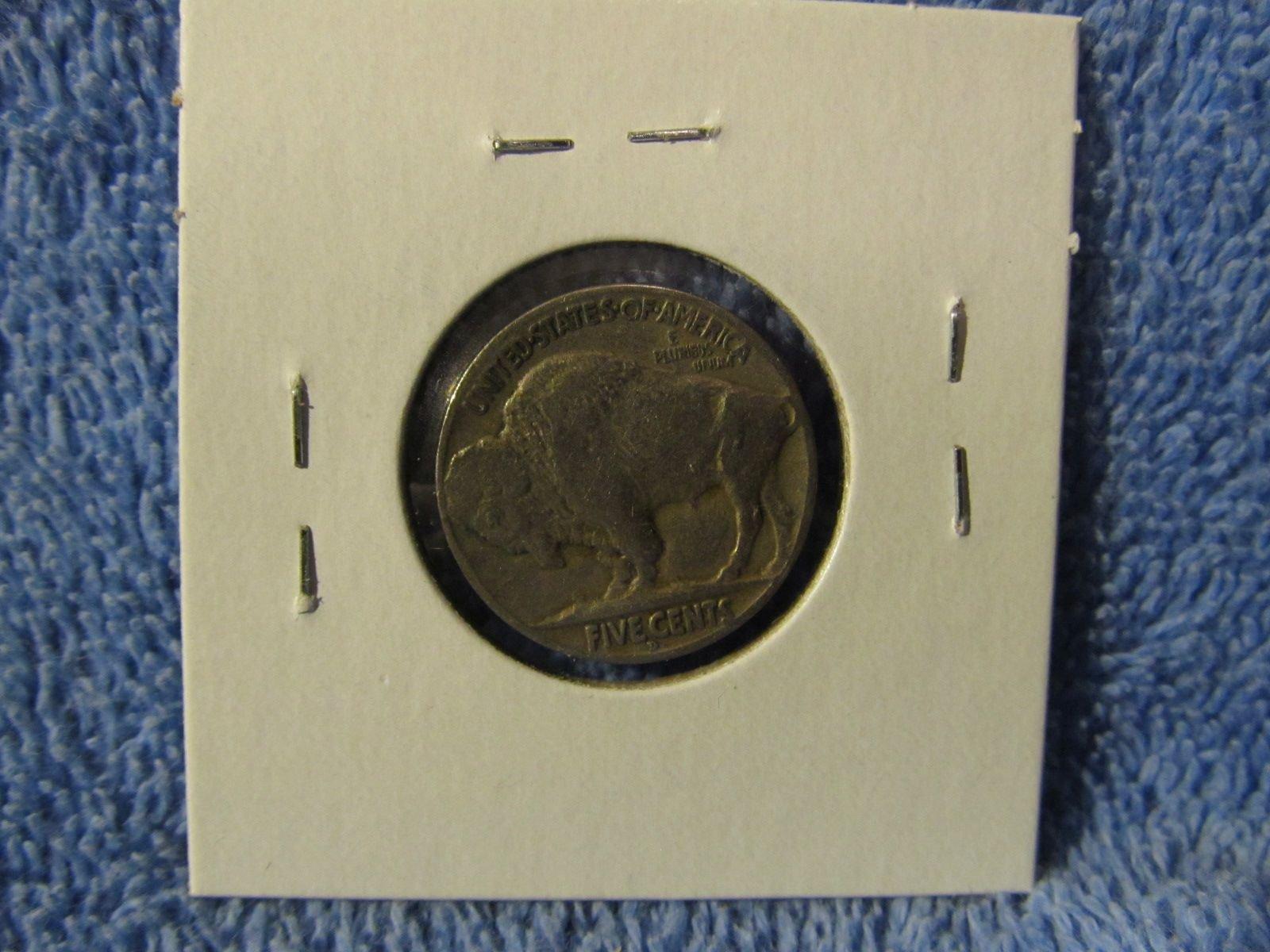 1914D BUFFALO NICKEL (A SEMI KEY) VG+