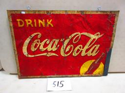 COCA COLA SIGN S.S.T. 19''X27'' ROUGH