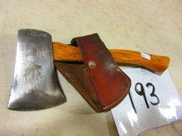 GREAT MINATURE CRAFTSMAN HATCHET ORG. HANDLE RARE