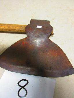 BROAD AXE 11" BLADE (REPLACED HANDLE)