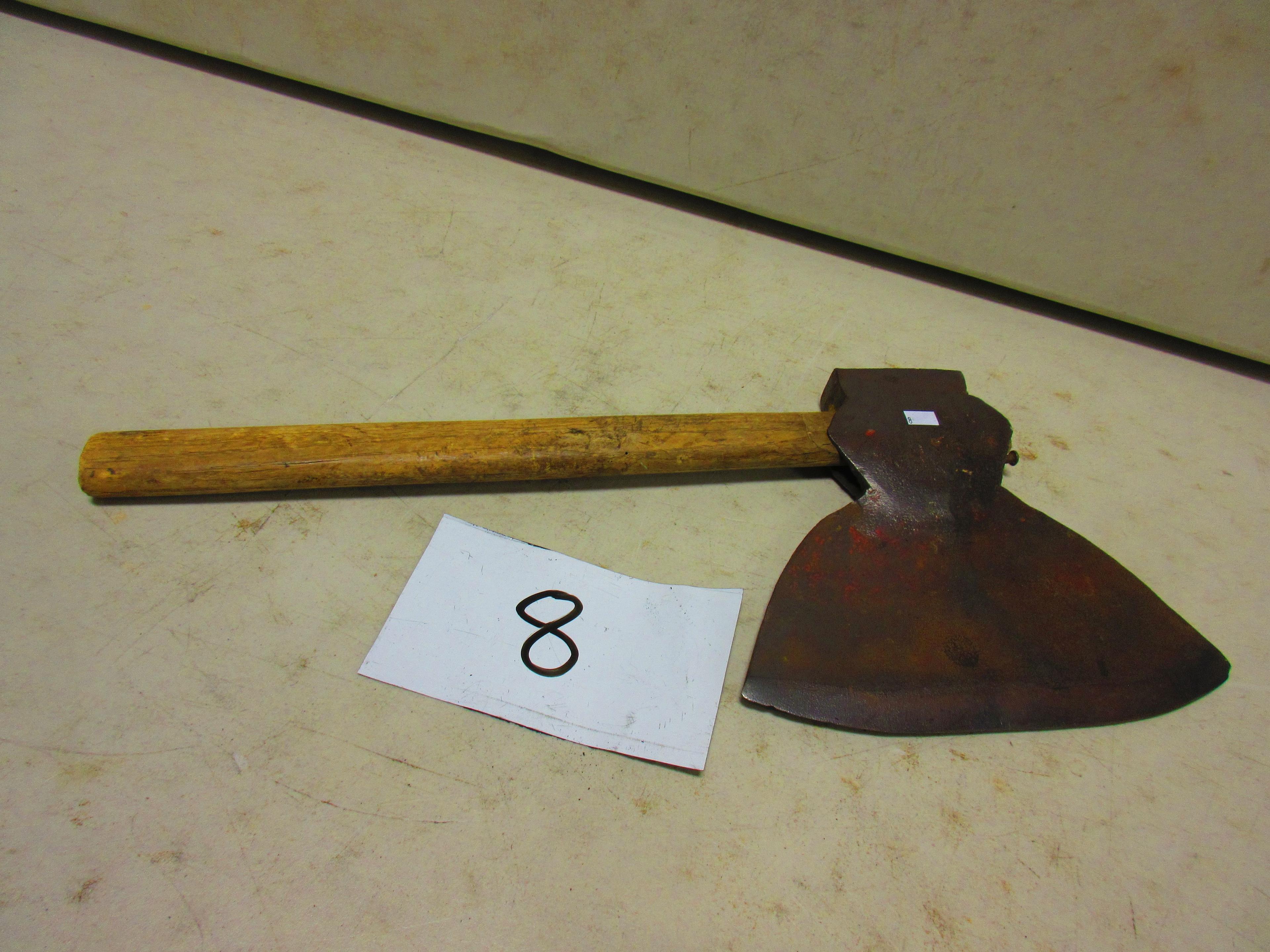 BROAD AXE 11" BLADE (REPLACED HANDLE)