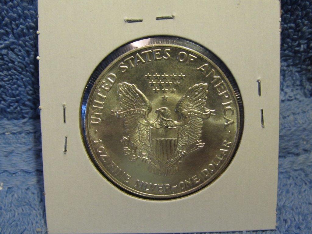 1986 SILVER EAGLE (FIRST YEAR) BU