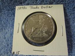 1878S TRADE DOLLAR XF