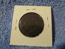 1827 LARGE CENT F