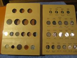 26 DIFFERENT COINS IN U.S. TYPE SET ALBUM INCL. $3.55 IN SILVER