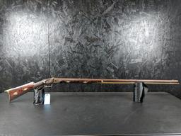 Unknown .36 Cal. Muzzleloader - Half Stock - 45" Barrel - Checkered at Wrist - Set Triggers