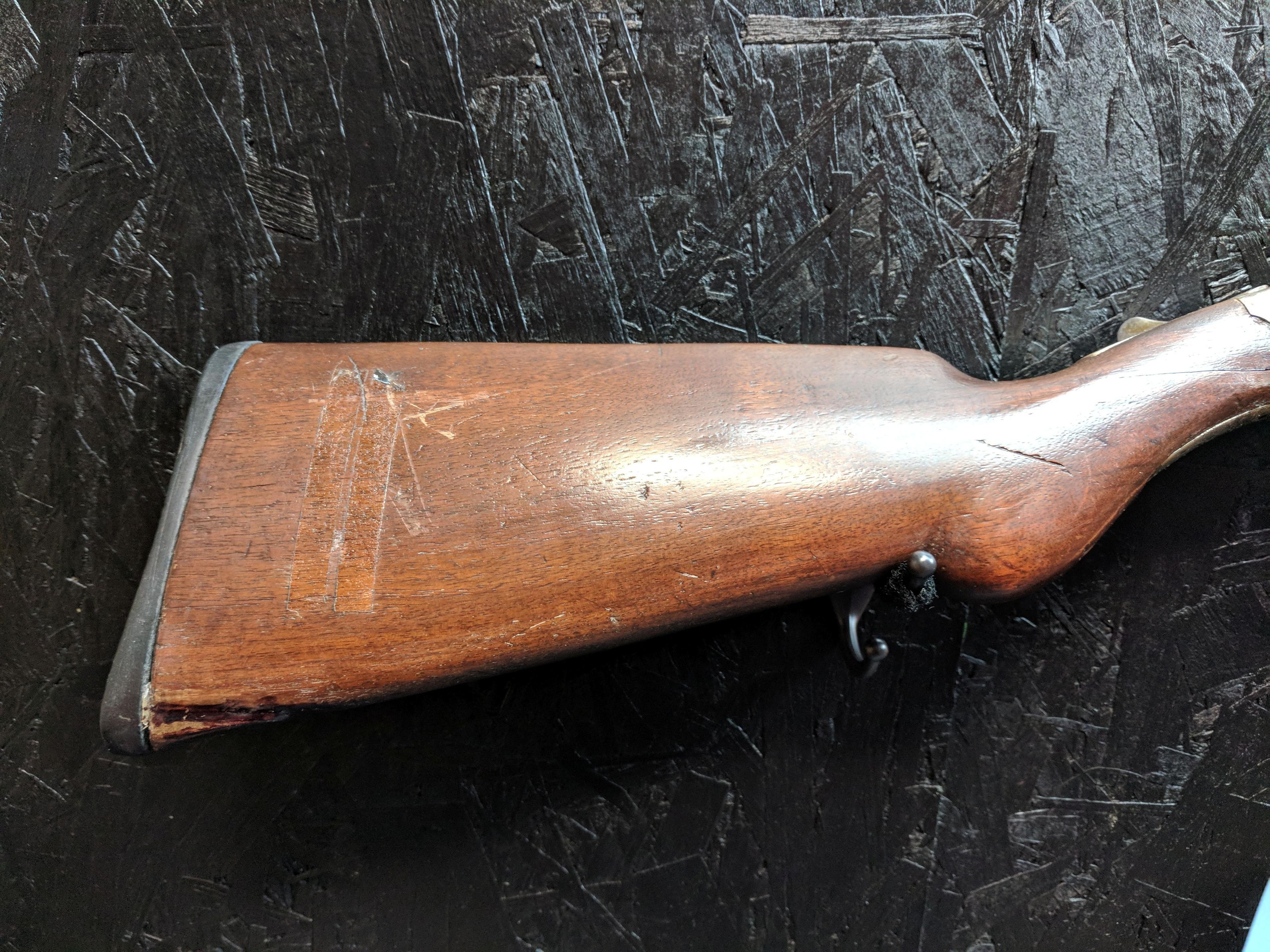 Geo. Worthington Model Expert - 12 Gauge Single Shot - Cracked Stock