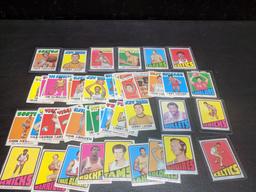 1971 -1973 Topps basketball 48 cards total: Alcindor, West(2), Wilkins, all one bid,