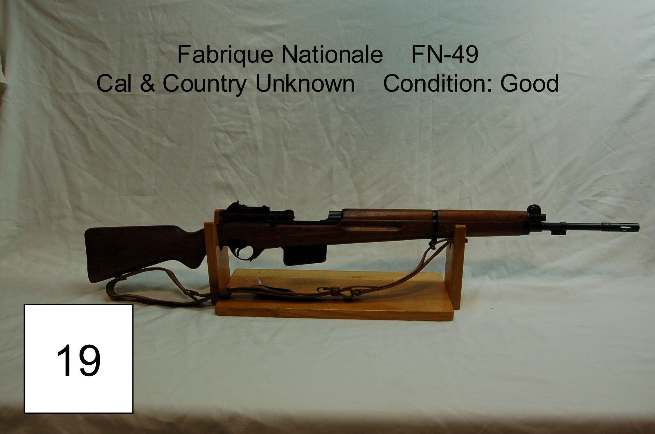 Fabrique Nationale    FN-49      7x57 cal.- Venezuela  Condition: Good