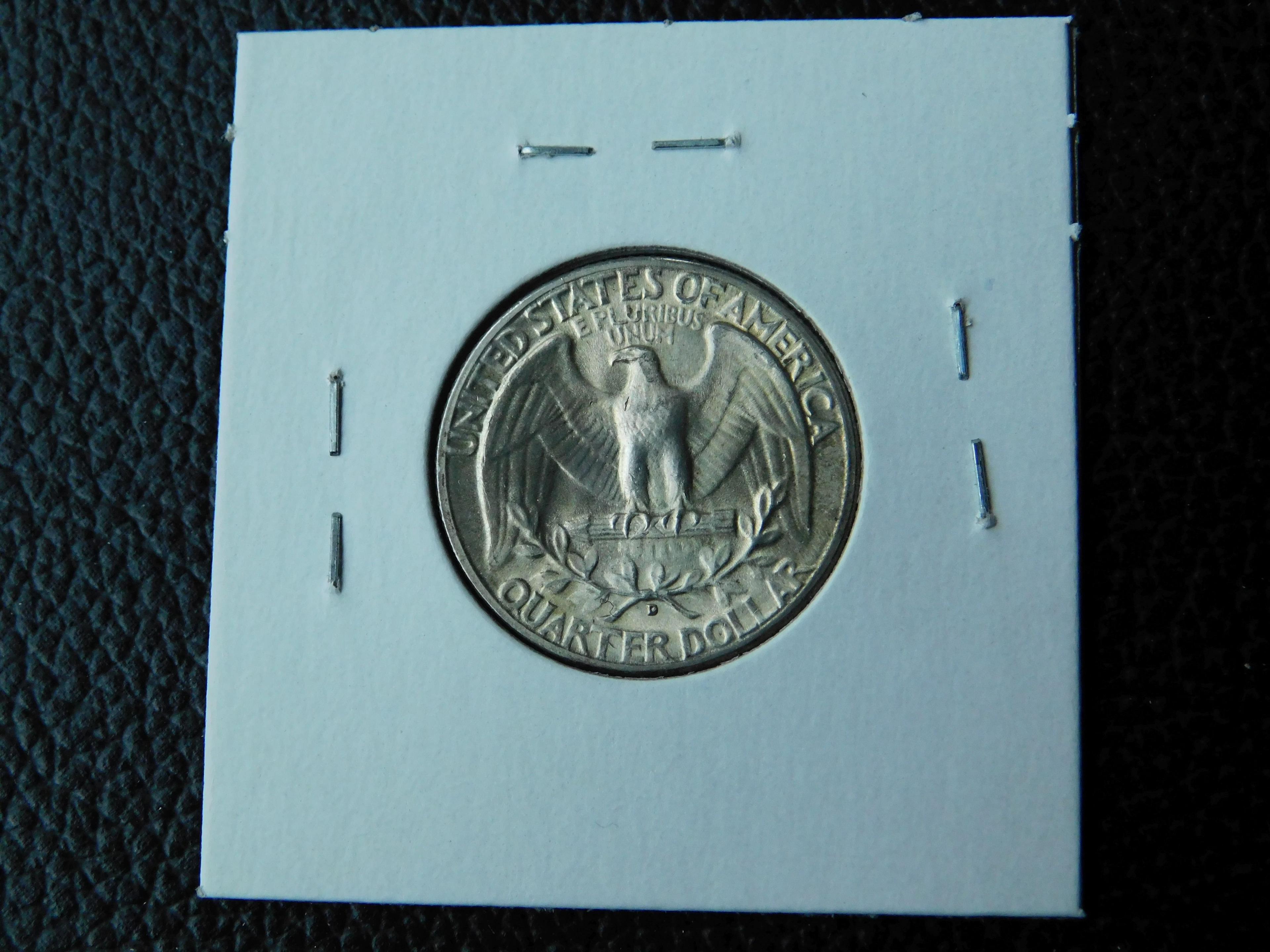 1950D WASHINGTON QUARTER (SHARP) BU