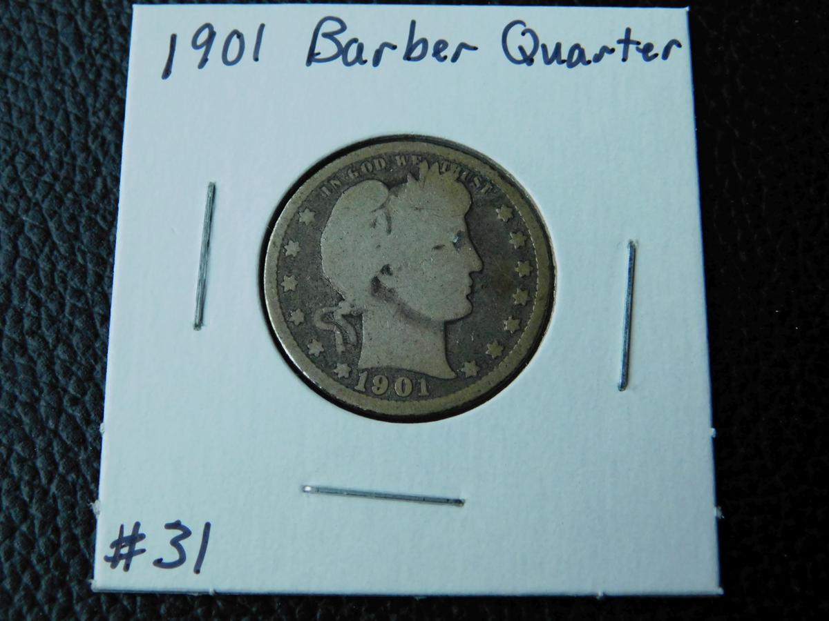 1901 BARBER QUARTER (A BETTER DATE) G