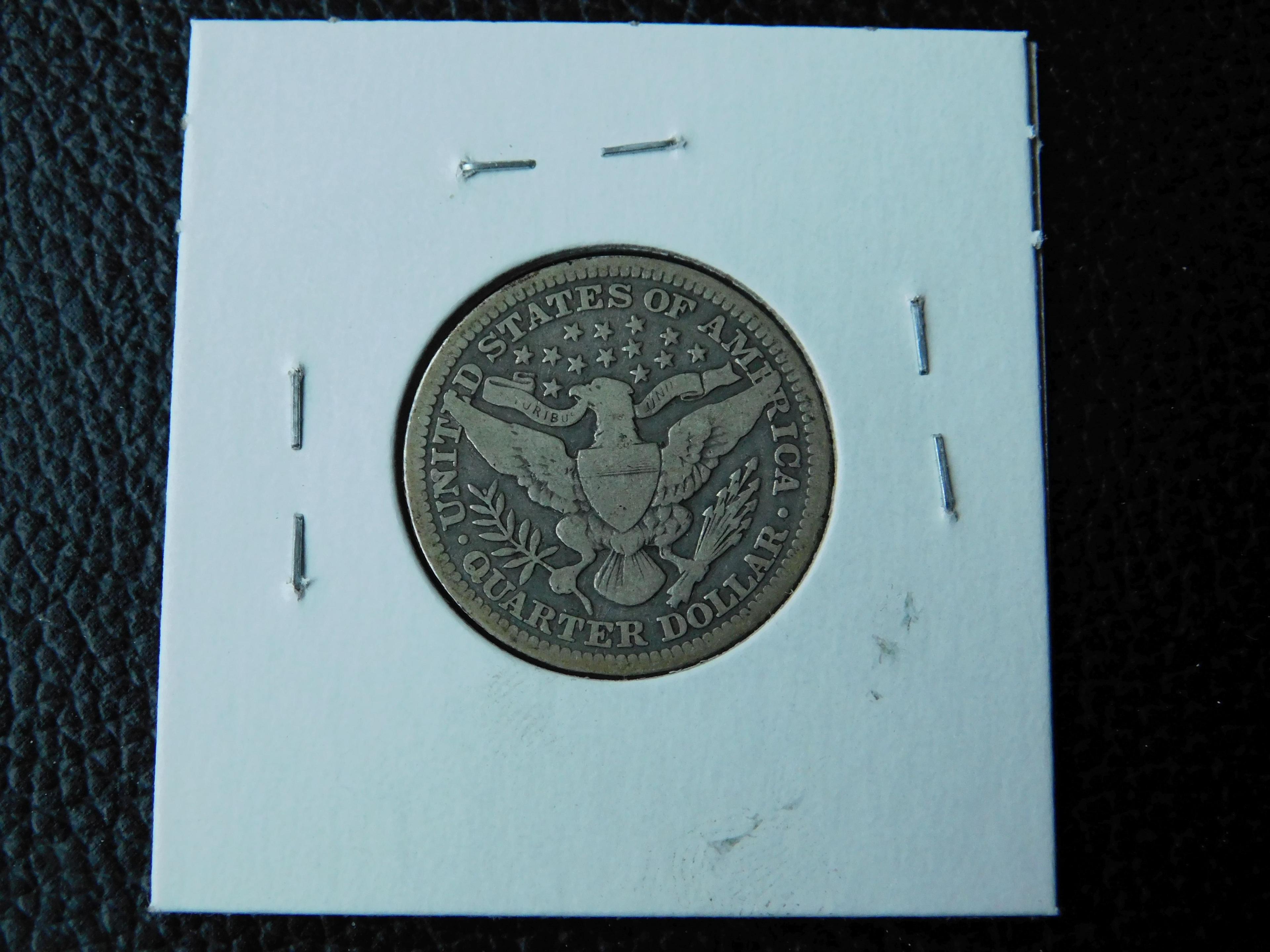 1916 BARBER QUARTER VG+