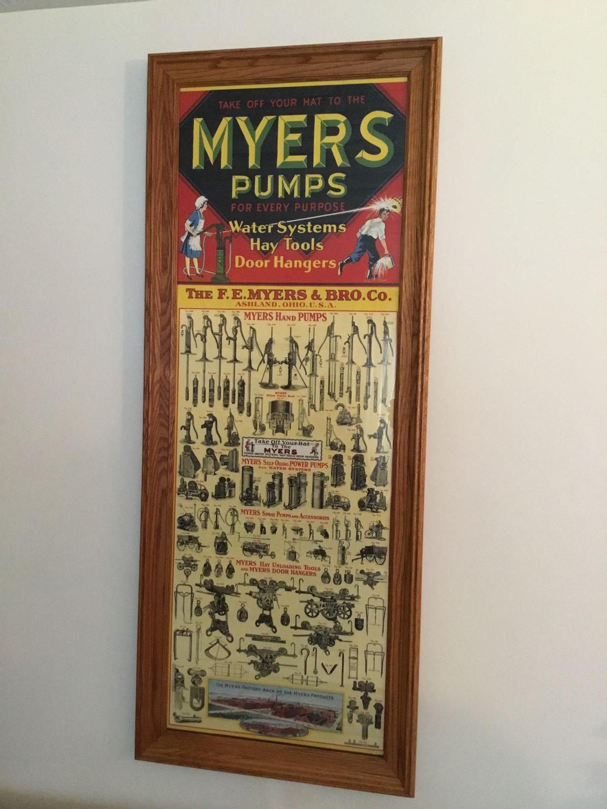 Myers pumps sign