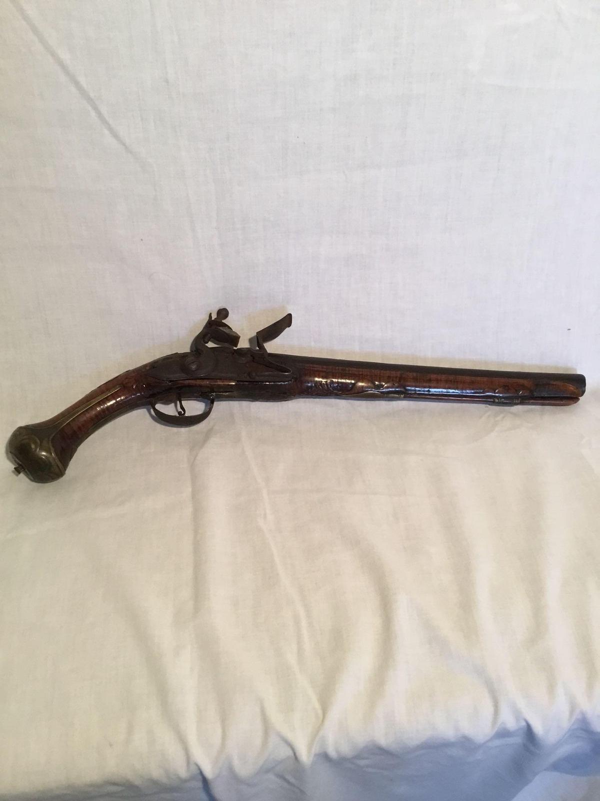 Flintlock muzzleloader pistol