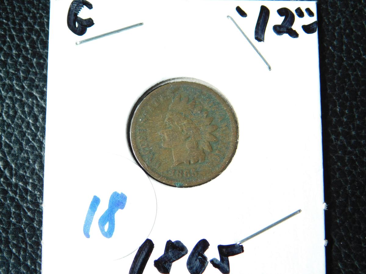 1865 INDIAN HEAD CENT G