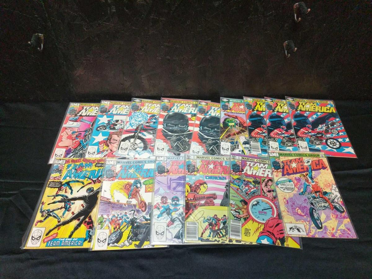 15 Team America comic books