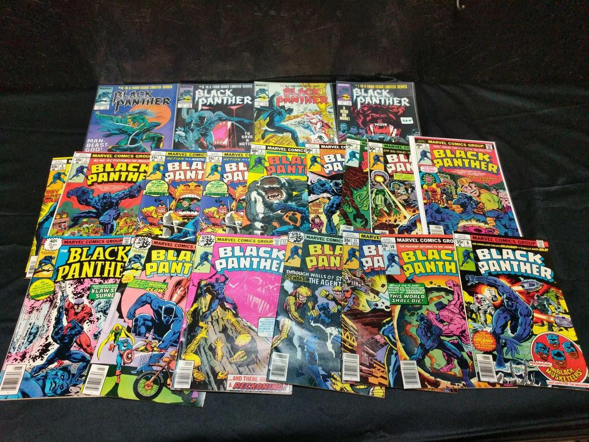 20 Black Panther comic books