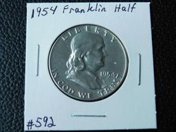 1954 FRANKLIN HALF BU