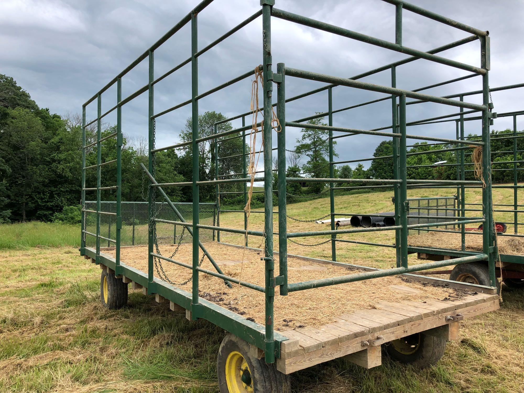 18 Diller Kicker Bale Wagon