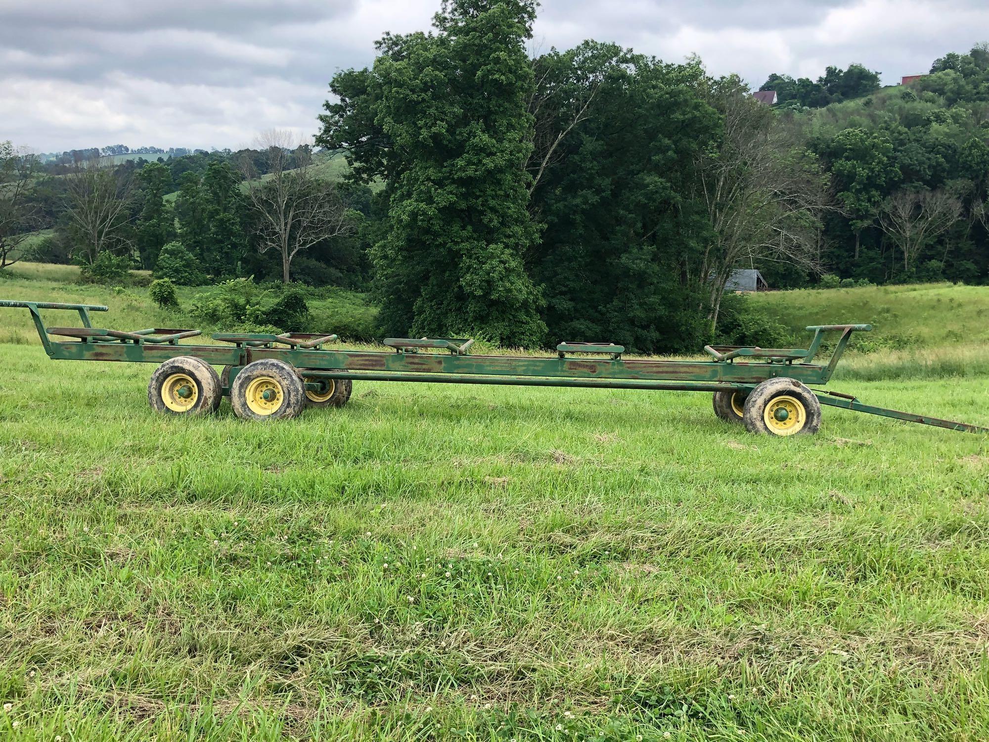 Diller 14 ton Tandem round bale wagon