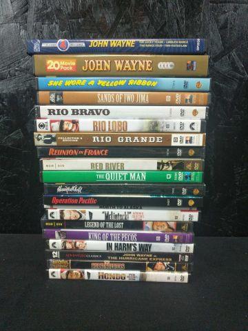 20 different John Wayne DVDs