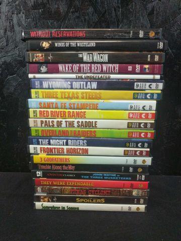 20 different John Wayne DVDs