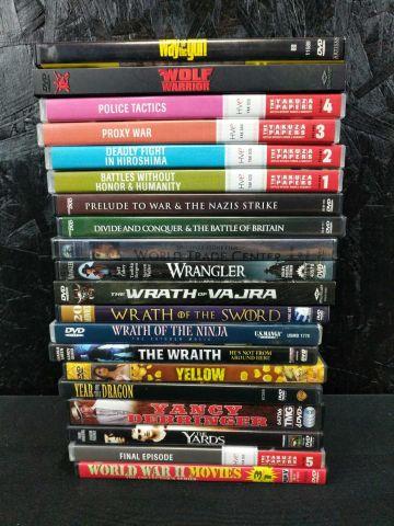 20 used DVDs