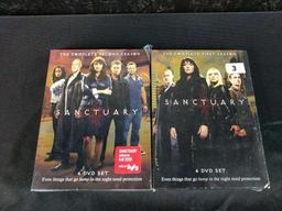 Brand new Sanctuary four DVD sets the complete first and second season