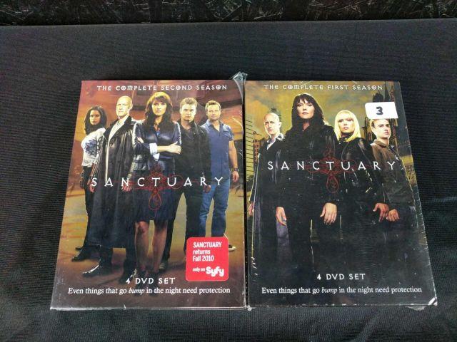 Brand new Sanctuary four DVD sets the complete first and second season