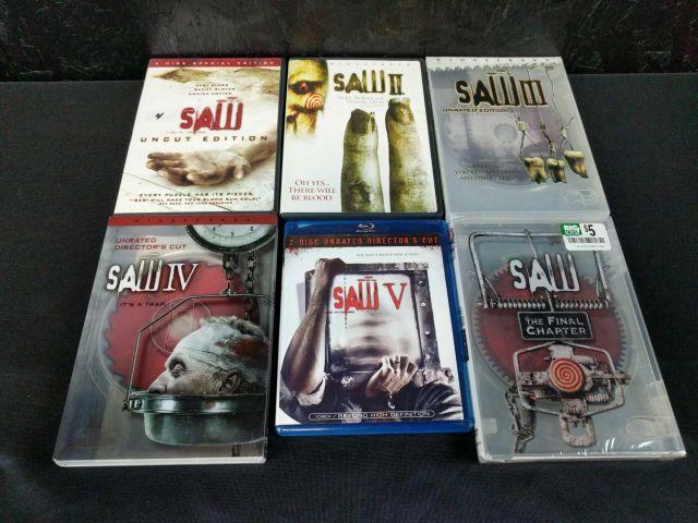 Saw DVD collection 1-5 and the final chapter