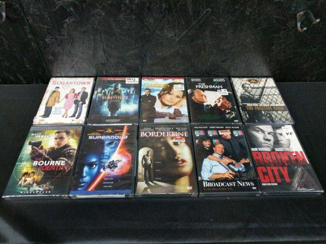 10 brand new DVDs