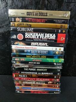 20 brand new DVDs