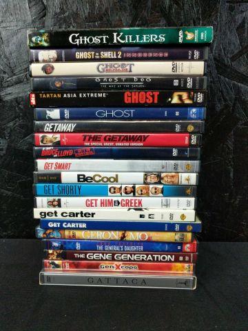 20 used DVDs