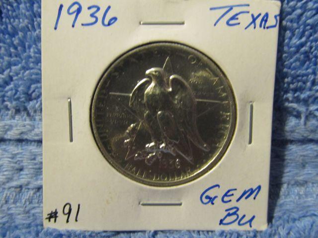 1936 TEXAS COMM. HALF GEM BU