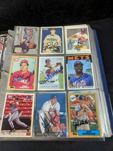 Binder Full of 360 Signed Baseball Cards