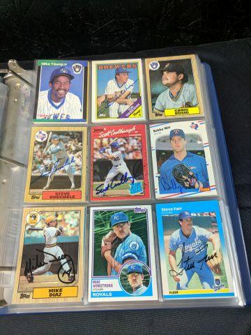 Binder Full of 360 Signed Baseball Cards