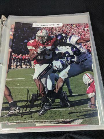 Ohio State Buckeyes Signed Mini Helmets & Pictures